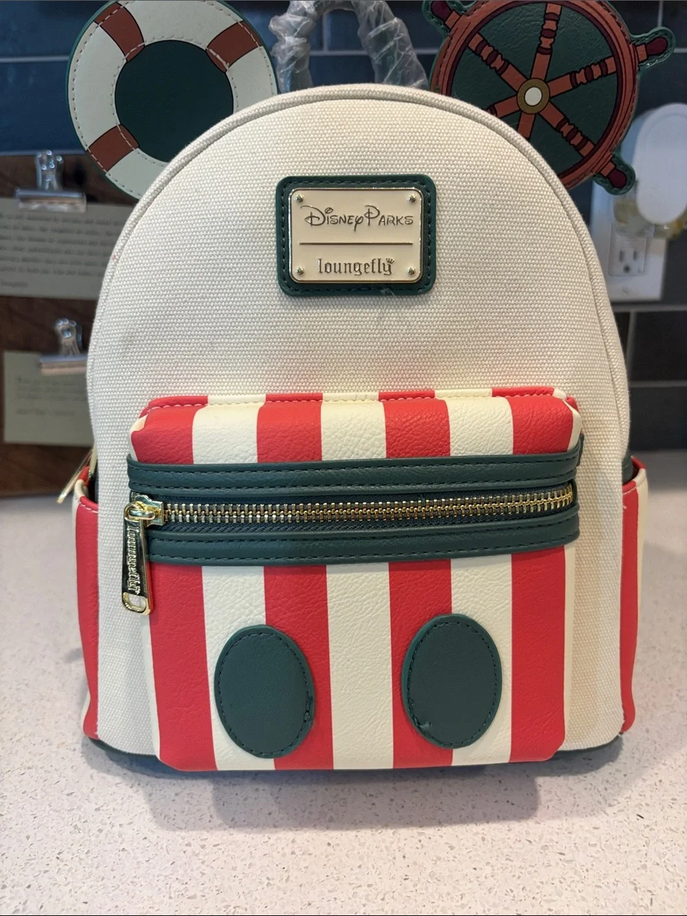 Disney Parks MMA Jungle Cruise Loungefly Backpack NWT with minor callout